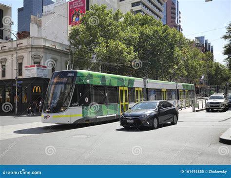 Modern Melbourne Tram the Famous Iconic Transportation in the Town ...