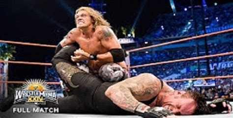 Full Match: Undertaker vs. Edge From "Wrestlemania XXIV ...