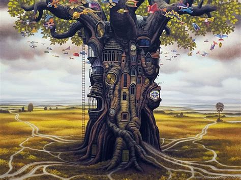 Sam Woolfe: The Surreal Paintings Of Jacek Yerka Desktop Background