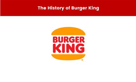 The History Of Burger King - BK MENU