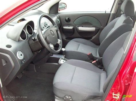 Charcoal Interior 2006 Chevrolet Aveo LT Sedan Photo #46319496 ...