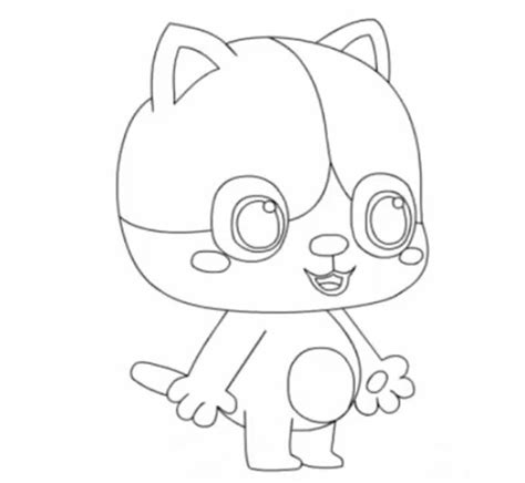 Baby Bus Characters Coloring Pages