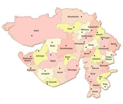 Gujarat District List 2023 | Gujarat District Name List PDF 2023