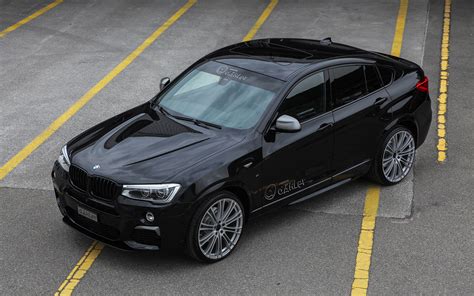 Pictures 2016 dahler BMW X4 M40i Black Cars Metallic 3840x2400