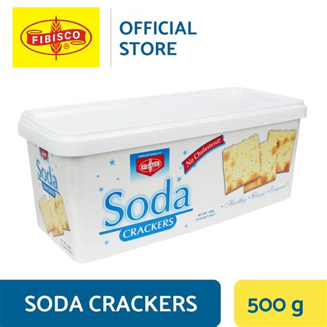 Fibisco Soda Crackers 500g | Shopee Philippines