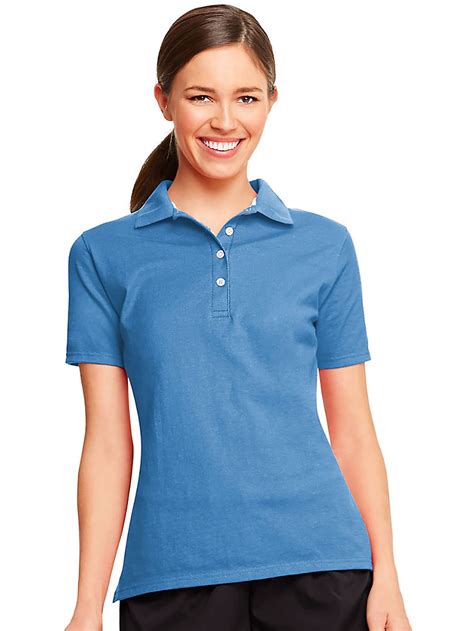 Hanes - Hanes Women's Moisture Wicking X-Temp Polo Shirt, Style 43X0 ...