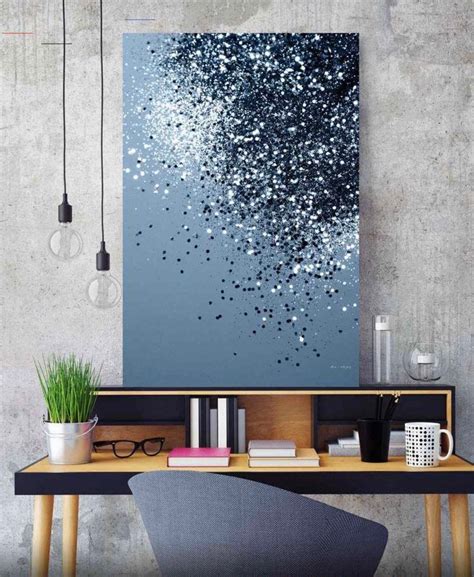 Glitter Canvas Wall Art Peinture Abstracte Glitter Art - Etsy Canada