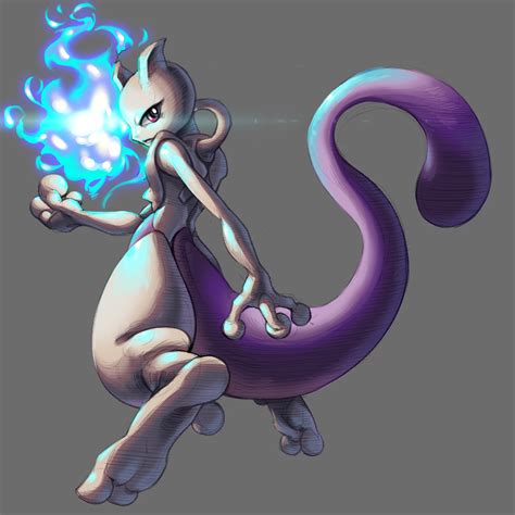 ArtStation - Pokemon Fan Art "Mewtwo"