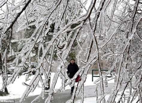 Incredible pictures show just how bitterly cold it was this Christmas ...