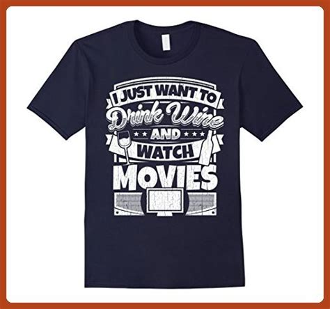 Mens Funny Movie Shirt: Graphic Wine And Watch Movies T-shirt 2XL Navy ...