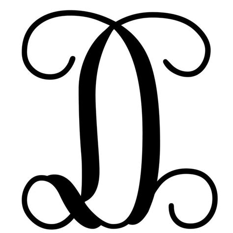 About the Design Monogram letter initial great to personalize your ...