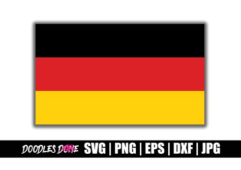 Germany Flag SVG Graphic by Doodlesdone · Creative Fabrica