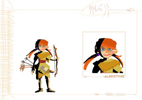 ROBIN HOOD characters on Behance