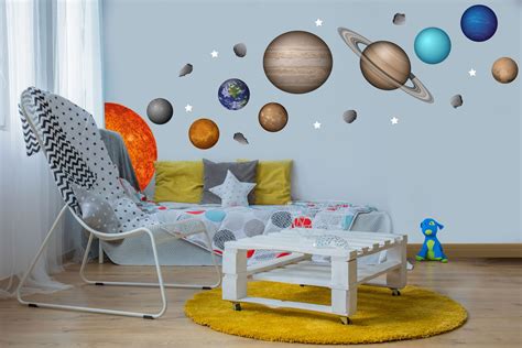 Sun and Planets Wall Decal Set – Whimsy Wall Decals