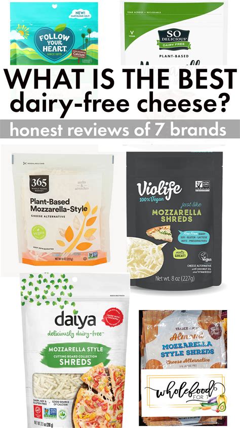 The Best Dairy-free Cheese - WholeFoodFor7