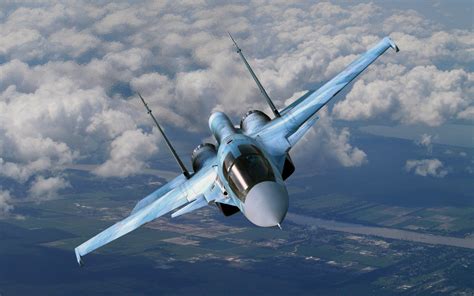 Stunning Sukhoi Su-34 HD Wallpaper: Power in the Skies