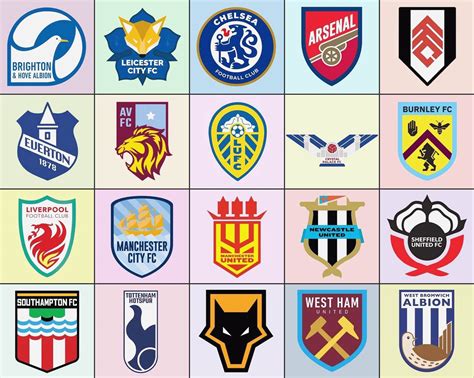 2030 Premier League Logos - All 20 Teams - Footy Headlines