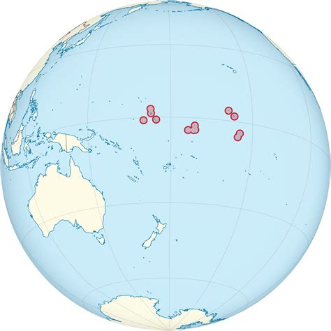 Kiribati Location On World Map