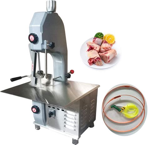 INTBUYING Meat Bone Cutting Machine Commercial Kitchen Frozen Meat ...