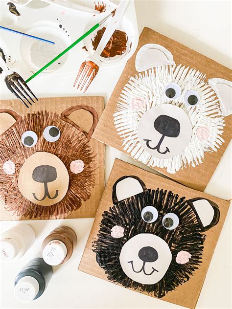 10 EASY Bear Crafts for Kids (2024) - ABCDee Learning