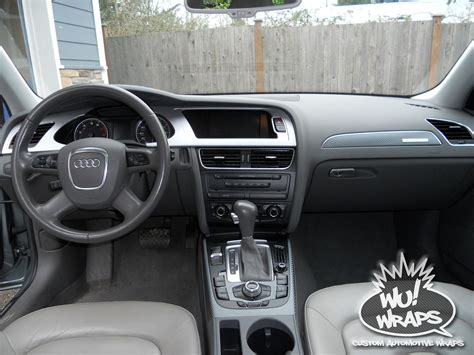 2009 Audi A4 Avant B8 interior trim Vvivid Vinyl 4D True R Gunmetal ...