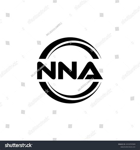 Nna Letter Logo Design Illustration Vector Stock Vector (Royalty Free ...