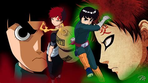 Rock Lee Vs Gaara Wallpapers - Wallpaper Cave