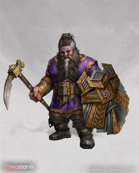 [ART] Male dwarf Character art : r/DungeonsAndDragons