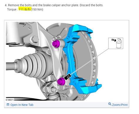 What Are the Brake Caliper Torque Specs?