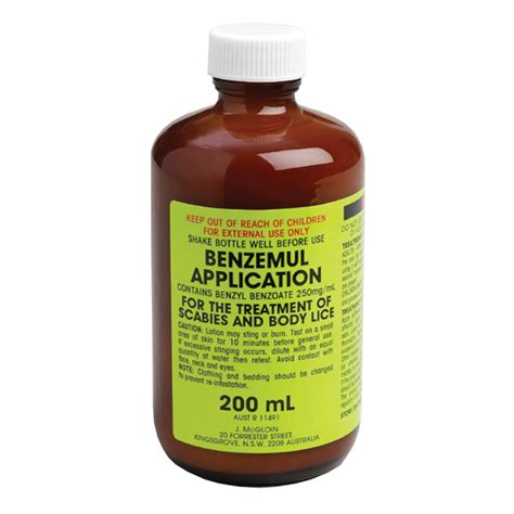 BEST PRICE! ツ BENZEMUL APPLICATIION SCABIES BODY LICE LOTION TREATMENT ...