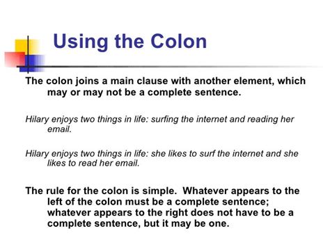 Punctuation Basics: The Colon