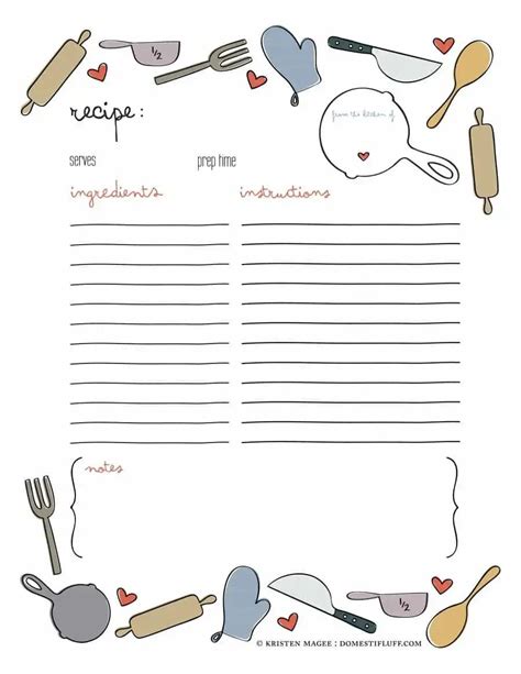 Pin by Lofly Zins on Fiestas temáticas | Recipe book diy, Printable ...