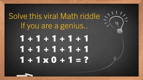 Math Riddles with Answers: Only High IQ Genius Can Solve These