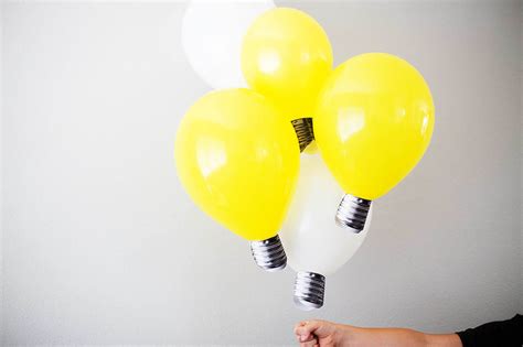 DIY Lightbulb Balloons — All for the Boys