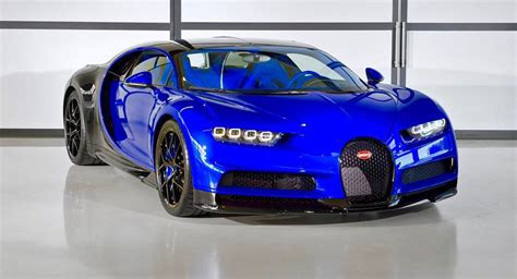 First Bugatti Chiron Sport Delivered Is A Masterpiece In Blue And Black ...