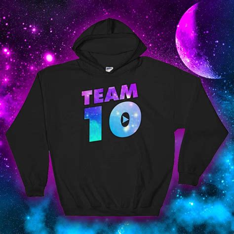 Team 10 Hoodie, Jake Paul Merch for Kids Men Women and Youth, Team 10 ...