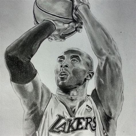 Kobe Bryant Drawing at PaintingValley.com | Explore collection of Kobe ...