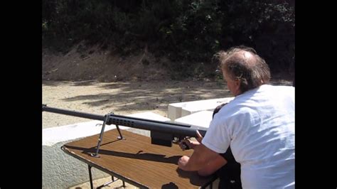 wife shooting the anzio ironworks 20mm rifle - YouTube