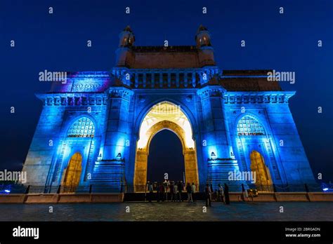 Gateway of India at night. Gateway of India is an arch monument in ...