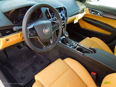 Caramel/Jet Black Accents Interior 2013 Cadillac ATS 2.5L Photo ...