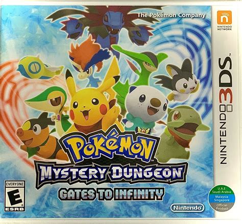 Nintendo 3DS Pokémon Mystery Dungeon: Gates to Infinity - World Edition ...