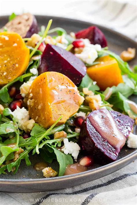 Roasted Beet Salad with Goat Cheese - Jessica Gavin