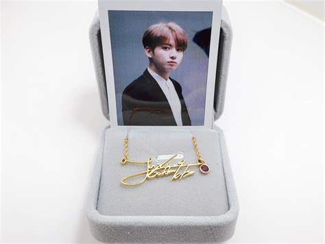 BTS Signature Necklace Bts V Bts Jimin Bts J-hope Bts ...