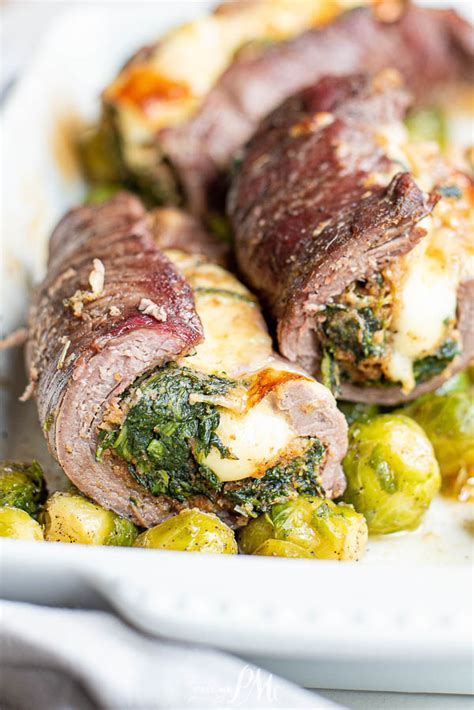 OVEN BAKED STUFFED FLANK STEAK