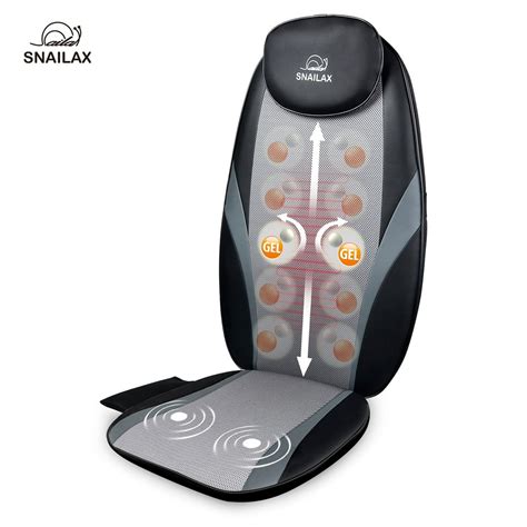 Snailax Shiatsu Back Massager with Heat, Massage Chair Pad, Massage ...