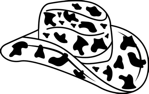 cow girl hat clipart, cowboy, country - free svg file for members - SVG ...