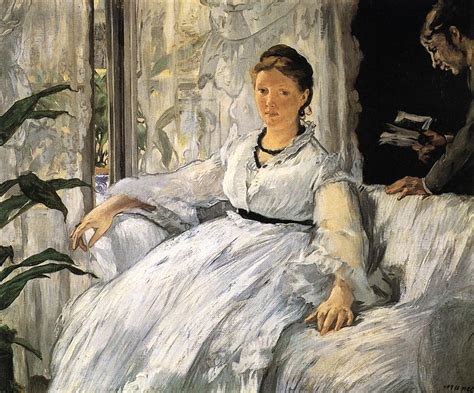 Reading 1865 1873 Painting | Edouard Manet Oil Paintings