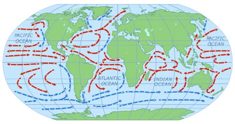 Ocean Currents Map Of The World - Aloise Marcella