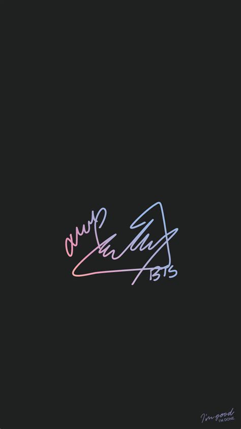 adeerfa — imgoodimdonek: BTS Signatures - Tear Themed It’s...