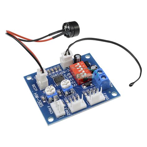 12V PWM PC CPU Fan Temperature Control Speed Controller Module High ...